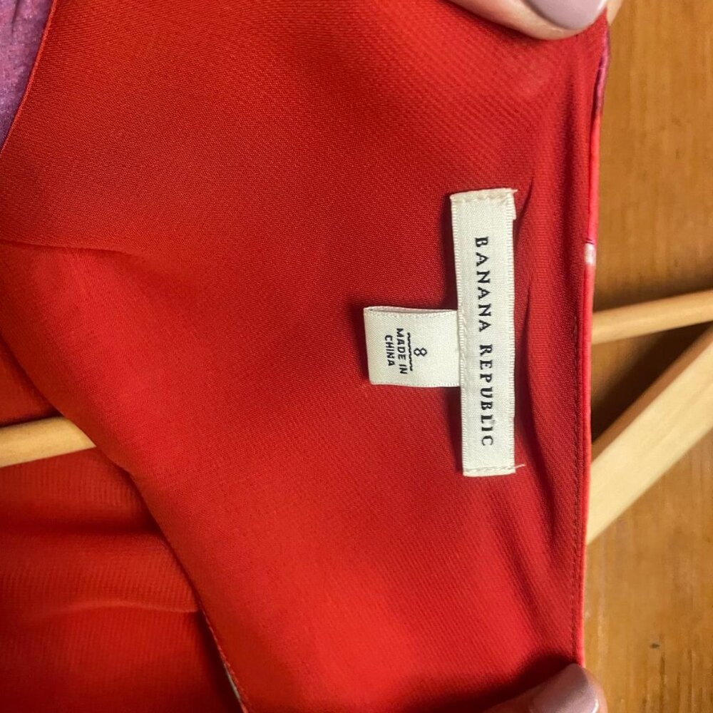 Banana Republic Silk Watercolor Dress - Picture 5 of 7